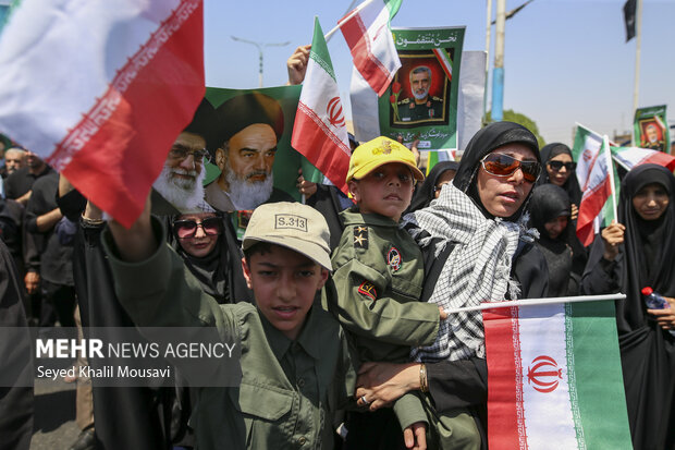 راهپیمایی روز قدس در شادگان باشکوه‌تر از همیشه برگزار می‌شود