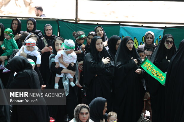 مراسم «شیرخوارگان حسینی» در اراک