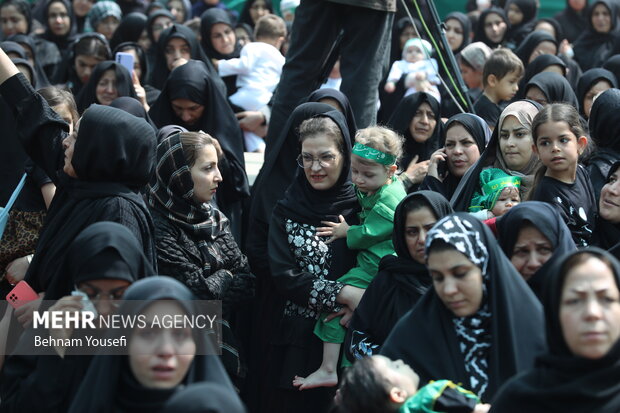 مراسم «شیرخوارگان حسینی» در اراک