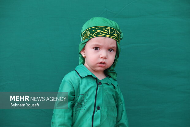 مراسم «شیرخوارگان حسینی» در اراک