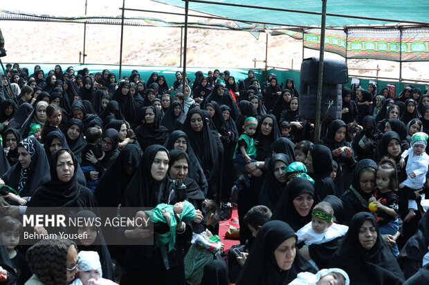 مراسم «شیرخوارگان حسینی» در اراک