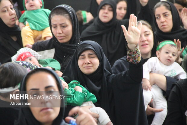 مراسم «شیرخوارگان حسینی» در آستارا
