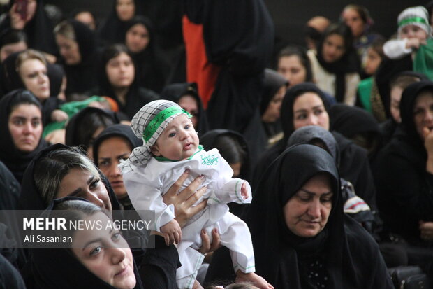 مراسم «شیرخوارگان حسینی» در آستارا