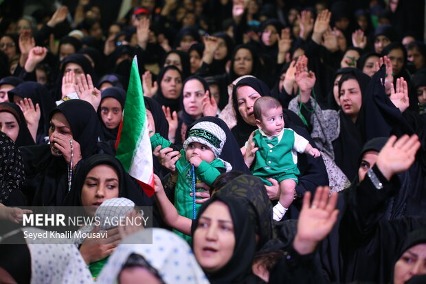 مراسم «شیرخوارگان حسینی» در اهواز