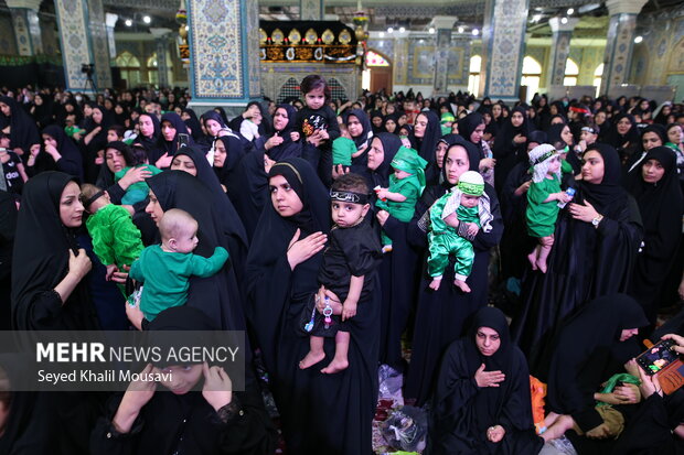 مراسم «شیرخوارگان حسینی» در اهواز