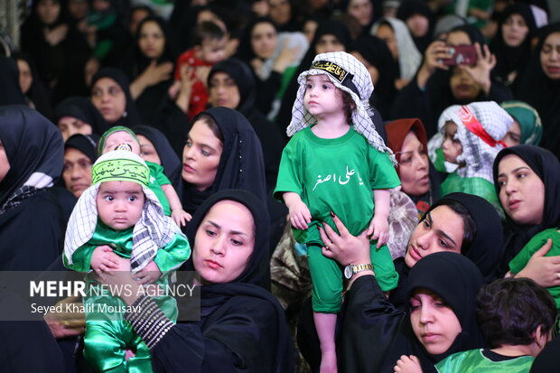 مراسم «شیرخوارگان حسینی» در اهواز