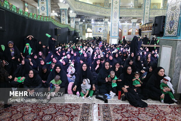 مراسم «شیرخوارگان حسینی» در اهواز
