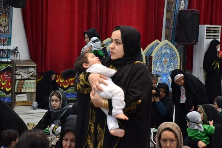 برگزاری مراسم شیرخوارگان حسینی در یاسوج