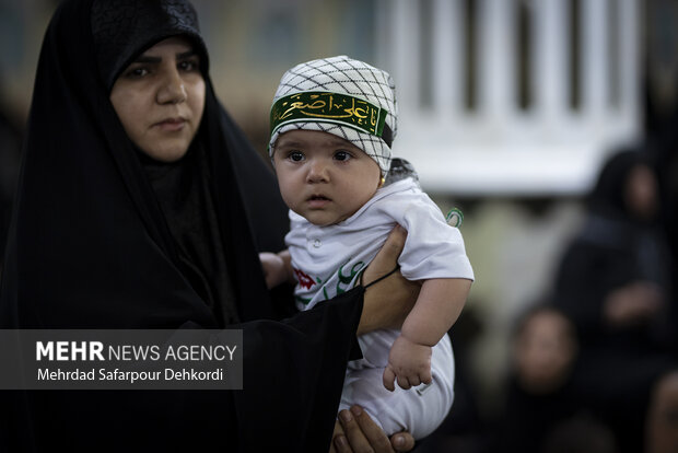مراسم «شیرخوارگان حسینی» در شهرکرد