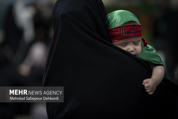 مراسم «شیرخوارگان حسینی» در شهرکرد