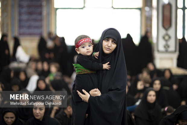 مراسم «شیرخوارگان حسینی» در شهرکرد