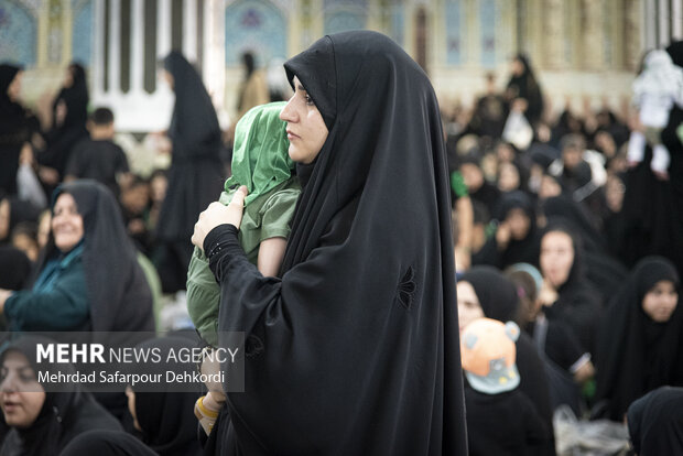 مراسم «شیرخوارگان حسینی» در شهرکرد