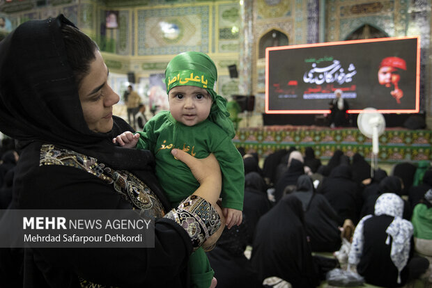 مراسم «شیرخوارگان حسینی» در شهرکرد