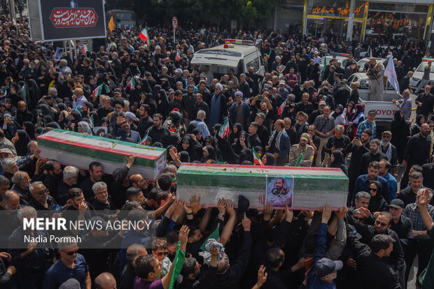 بدرقه پیکر ۲ شهید والامقام در چالوس و قائمشهر بدرقه پیکر ۲ شهید والامقام در چالوس و قائمشهر