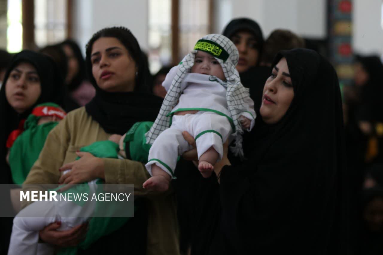 همایش شیرخوارگان حسینی در گیلان برگزار شد