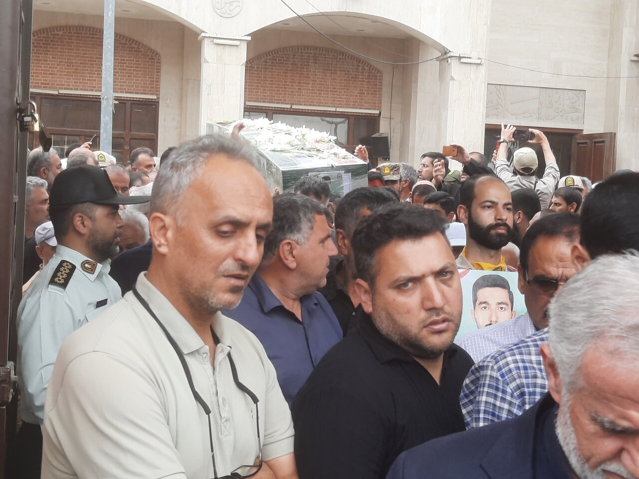 مراسم،حضور،تشييع،گرگان،شهدا،جمعه