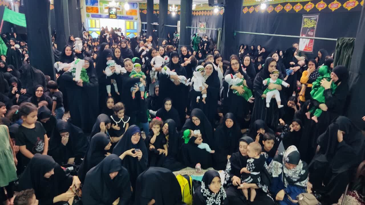 نوای لالایی لالایی علی‌اصغر (ع) در اردستان طنین‌انداز شد