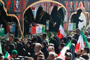 تشییع پیکر ۶۰ شهید اقتدار در تهران
