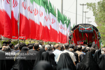 Funeral ceremony of martyrs of Israeli attack on Iran