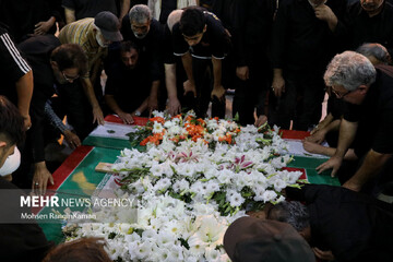 Funeral of martyrs of Israeli regime’s attack in Tehran