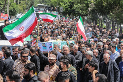 تشییع پیکر شهدای مدافع وطن در زنجان