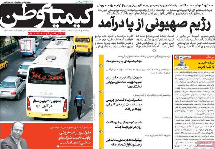 روزنامه‌های اصفهان