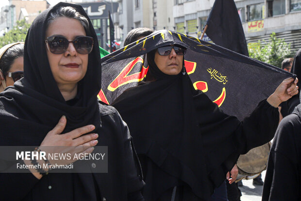 تشییع پیکر ۶۰ شهید اقتدار در تهران