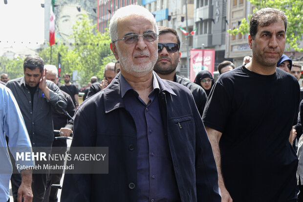 تشییع پیکر ۶۰ شهید اقتدار در تهران