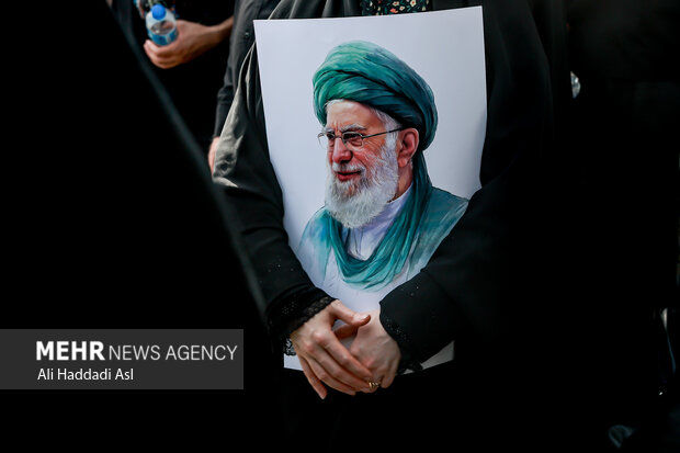 تشییع پیکر ۶۰ شهید اقتدار در تهران