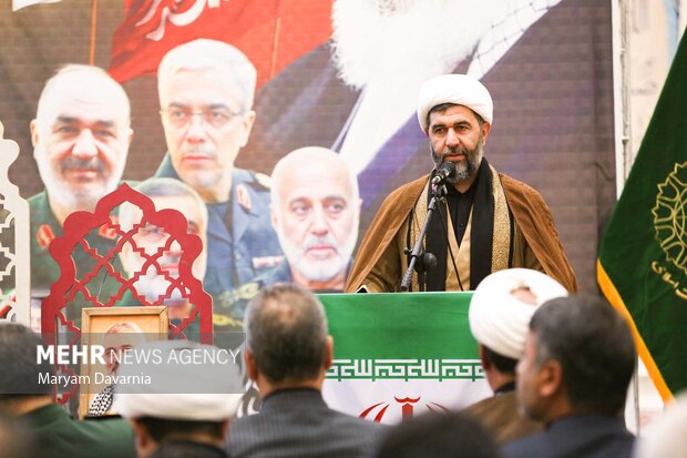 مراسم پاسداشت شهدای هفتم تیر در بجنورد
