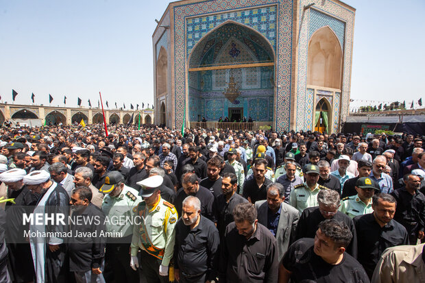 تشییع پیکر شهید مدافع وطن «امیرحسین باجلان» در قزوین