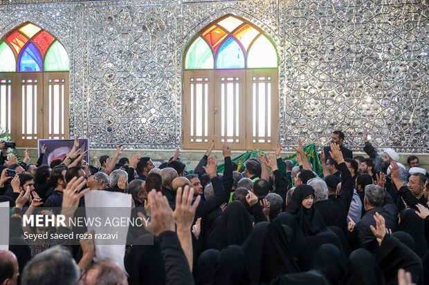 مراسم تدفین و خاکسپاری شهید محمدمهدی طهرانچی