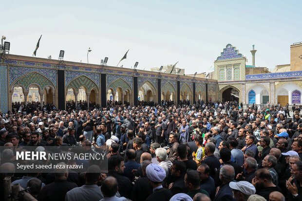مراسم تدفین و خاکسپاری شهید محمدمهدی طهرانچی