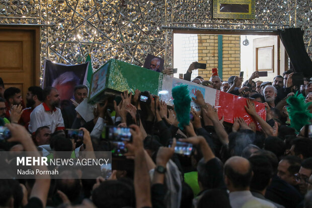 خاکسپاری شهید «محمدمهدی طهرانچی‌» در حرم حضرت عبدالعظیم حسنی (ع)1