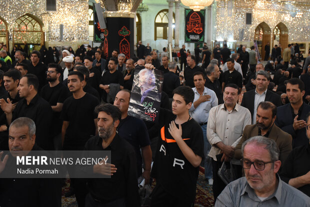 خاکسپاری شهید «محمدمهدی طهرانچی‌» در حرم حضرت عبدالعظیم حسنی (ع)4