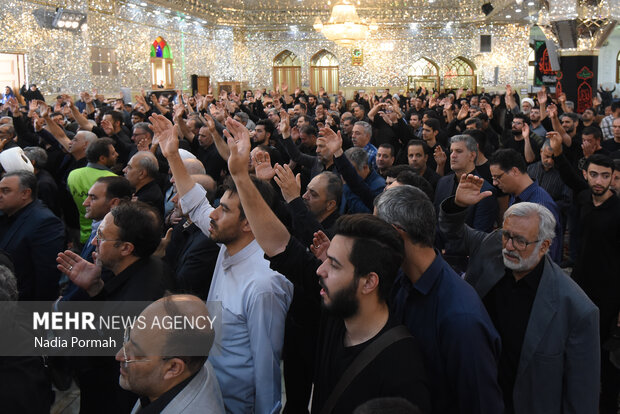 خاکسپاری شهید «محمدمهدی طهرانچی‌» در حرم حضرت عبدالعظیم حسنی (ع)5