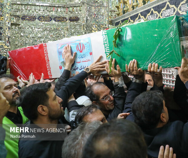 خاکسپاری شهید «محمدمهدی طهرانچی‌» در حرم حضرت عبدالعظیم حسنی (ع)8