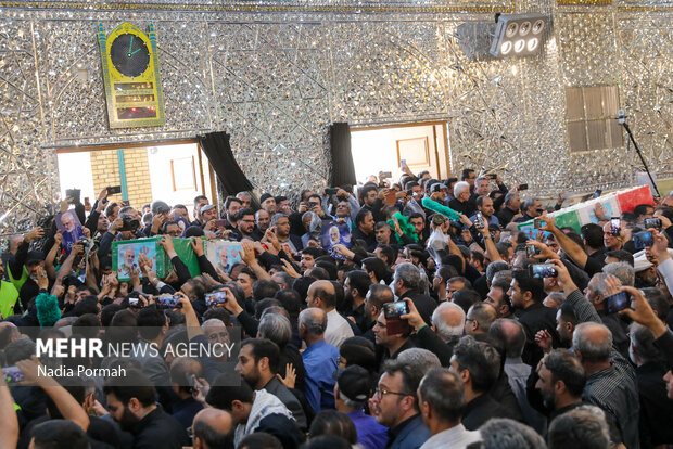 خاکسپاری شهید «محمدمهدی طهرانچی‌» در حرم حضرت عبدالعظیم حسنی (ع)6