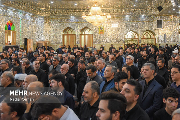 خاکسپاری شهید «محمدمهدی طهرانچی‌» در حرم حضرت عبدالعظیم حسنی (ع)4