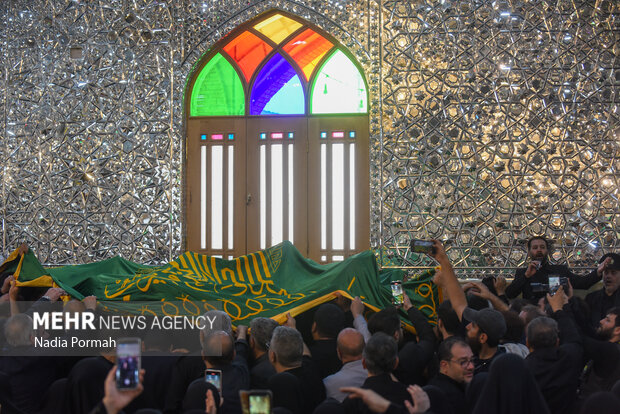 خاکسپاری شهید «محمدمهدی طهرانچی‌» در حرم حضرت عبدالعظیم حسنی (ع)7