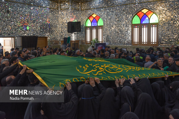 خاکسپاری شهید «محمدمهدی طهرانچی‌» در حرم حضرت عبدالعظیم حسنی (ع)9