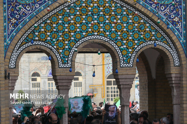 مراسم تدفین و خاکسپاری شهید محمدمهدی طهرانچی