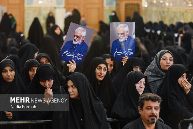 خاکسپاری شهید «محمدمهدی طهرانچی‌» در حرم حضرت عبدالعظیم حسنی (ع)