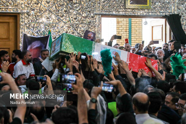 خاکسپاری شهید «محمدمهدی طهرانچی‌» در حرم حضرت عبدالعظیم حسنی (ع)