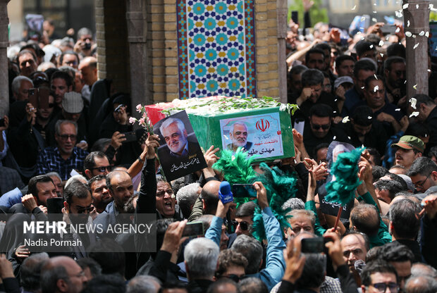 خاکسپاری شهید «محمدمهدی طهرانچی‌» در حرم حضرت عبدالعظیم حسنی (ع)