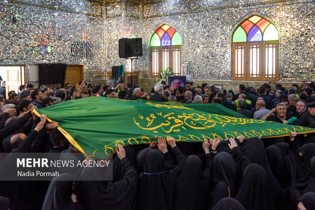 خاکسپاری شهید «محمدمهدی طهرانچی‌» در حرم حضرت عبدالعظیم حسنی (ع)