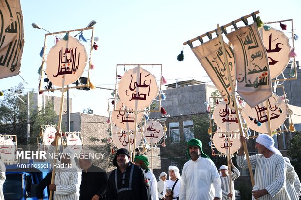حرکت نمادین کاروان نینوا در بیرجند