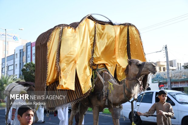 حرکت نمادین کاروان نینوا در بیرجند