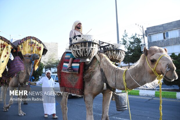 حرکت نمادین کاروان نینوا در بیرجند