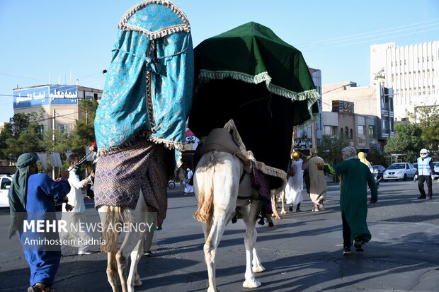 حرکت نمادین کاروان نینوا در بیرجند